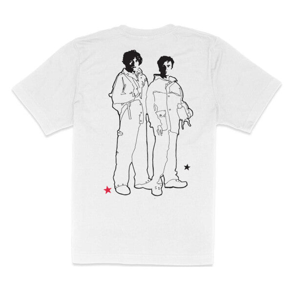 White Band Outline Tee